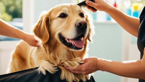 Grooming services dog